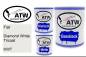 Preview: Fiat, Diamond White Tricoat, KWT: 1L Lackdose + 1L Klarlack + 500ml Härter - Set, von ATW Autoteile West.